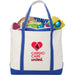 Grand sac fourre-tout zippé en toile de coton Baltic 24 oz