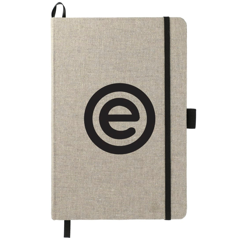 Journal relié en coton recyclé 5,5