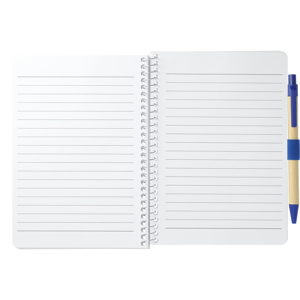 5” x 7” FSC® Mix Spiral Notebook with Pen | Journals & Notebooks | Journals & Notebooks, Office, sku-SM-4347 | Bullet