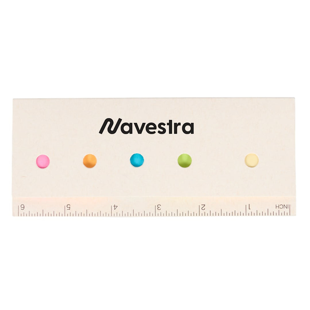 Recycled Milk Carton Sticky Notes & Ruler Pad