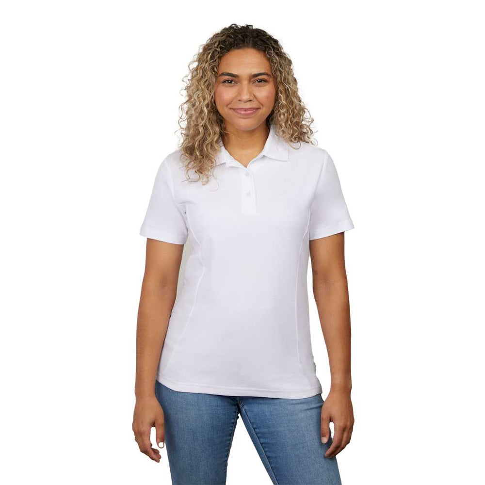 PALO Short Sleeve 100% Cotton Pique Polo - Women's