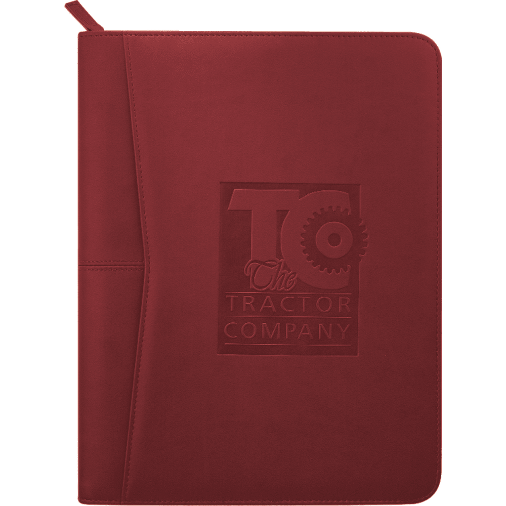 Pedova™ Zippered Padfolio Padfolios Office, Padfolios, sku-0770-10 Pedova