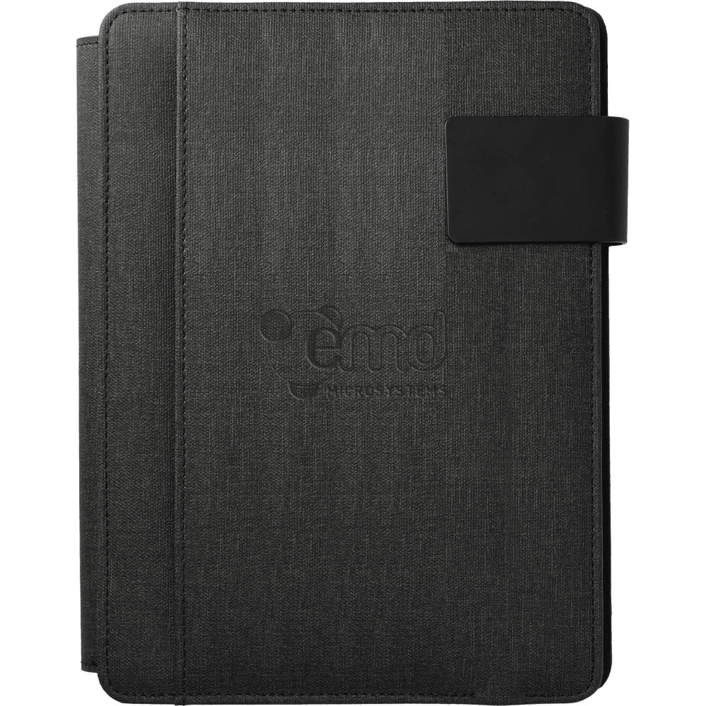 Titus 5000 mAh Wireless Charging Journal | Journals & Notebooks | Journals & Notebooks, Office, sku-0911-05 | CFDFpromo.com