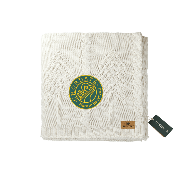 tentree Organic Cotton Cable Blanket