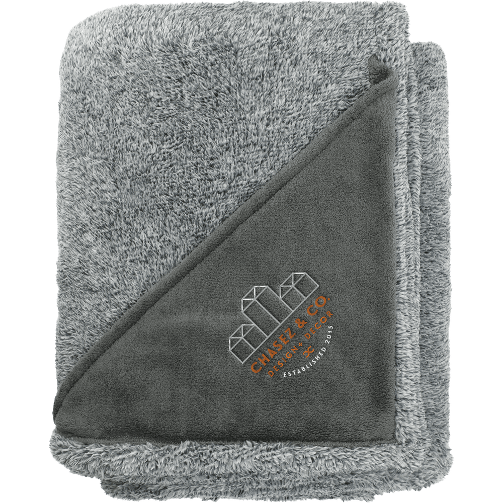 Heathered Fuzzy Fleece Blanket | Blankets & Throws | Blankets & Throws, Home & DIY, sku-1080-49 | CFDFpromo.com