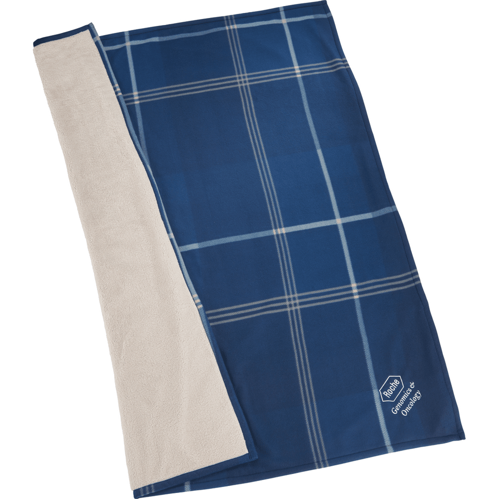 Plaid Fleece Sherpa Blanket Blankets & Throws Blankets & Throws, Home & DIY, sku-1080-72 CFDFpromo.com