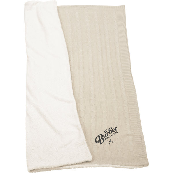 Field & Co.® Cable Knit Sherpa Blanket