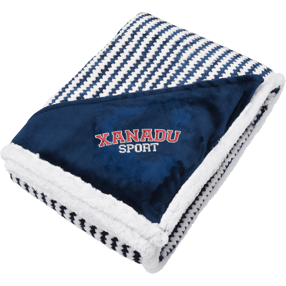 Field & Co.® Chevron Striped Sherpa Blanket Blankets & Throws Blankets & Throws, Home & DIY, sku-1081-12 Field & Co.