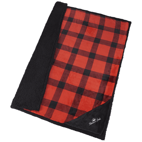 Field & Co.® Buffalo Plaid Sherpa Blanket