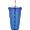 Sedici Striped Straw Tumblers closeout, Drinkware, sku-1623-44, Tumblers CFDFpromo.com