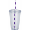 Sedici Striped Straw Tumblers closeout, Drinkware, sku-1623-44, Tumblers CFDFpromo.com