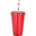 Sedici Striped Straw Tumblers closeout, Drinkware, sku-1623-44, Tumblers CFDFpromo.com