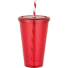 Sedici Striped Straw Tumblers closeout, Drinkware, sku-1623-44, Tumblers CFDFpromo.com