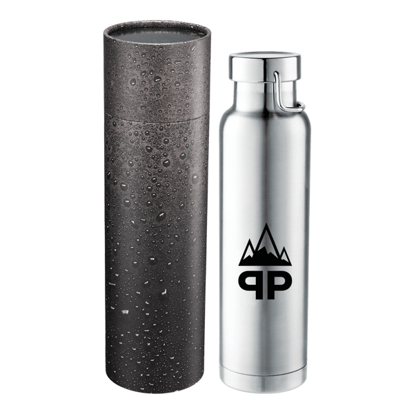 Thor Copper Vac Bottle 22oz With Cylindrical Box