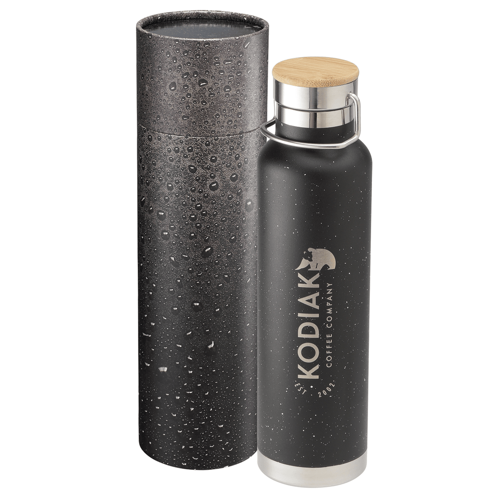 Speckled Thor Bottle 22oz With Cylindrical Box Vacuum Insulated Drinkware, sku-1626-82, Vacuum Insulated CFDFpromo.com