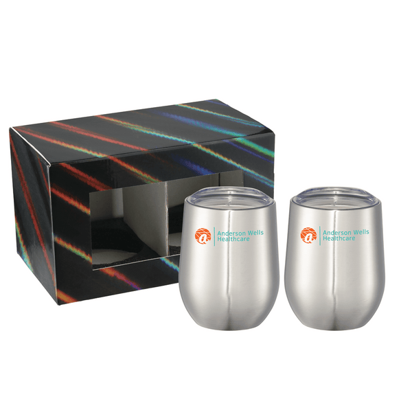 Corzo Cup 12oz 2 in 1 Gift Set