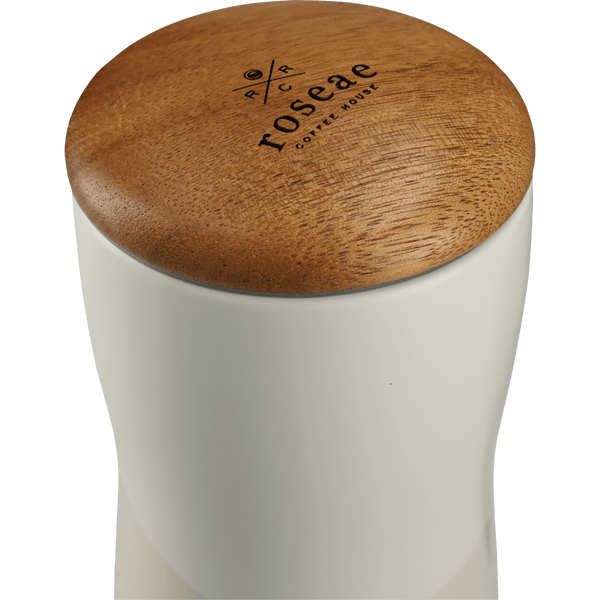 Reno Double Wall Ceramic Tumbler w/Wood Lid 10oz