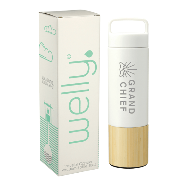 Bouteille sous vide Welly® Traveller en cuivre 18 oz avec GB