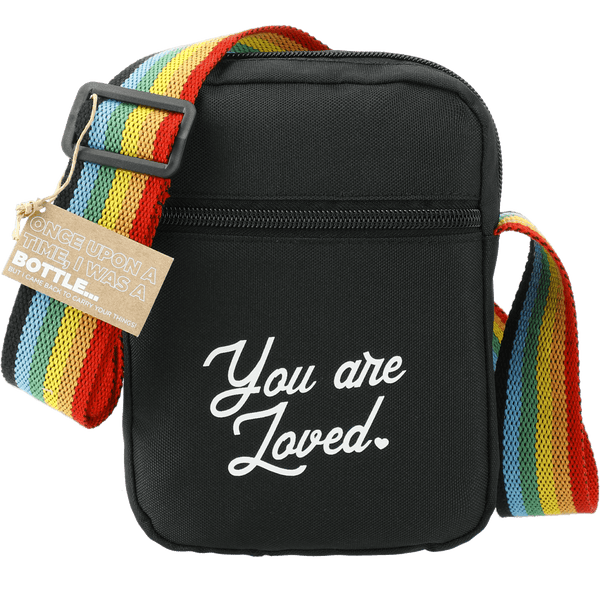Rainbow RPET Crossbody Tote