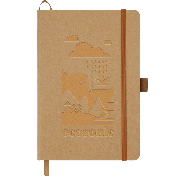 Carnet à reliure en pierre kraft lavable de 5,5 po x 8,5 po