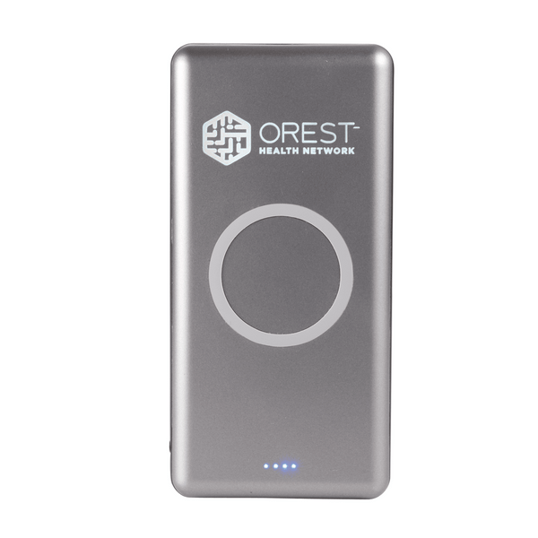 UL Listed Light Up Qi 10000 Wireless Power Bank