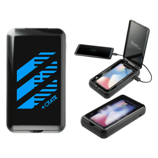 Pristine 10000 Wireless Power Bank w/ UV Sanitizer