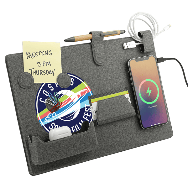 MagClick™ Fast Wireless Charging Desk Organizer