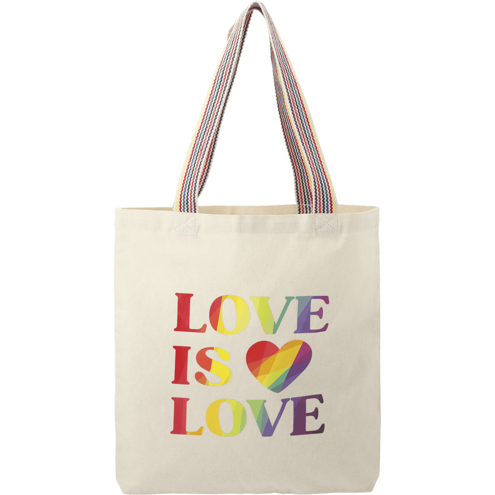 Rainbow Recycled 6oz Cotton Convention Tote | Tote Bags | Bags, sku-7901-01, Tote Bags | CFDFpromo.com