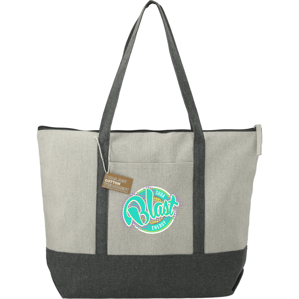 Repose 10oz Recycled Cotton Zippered Tote