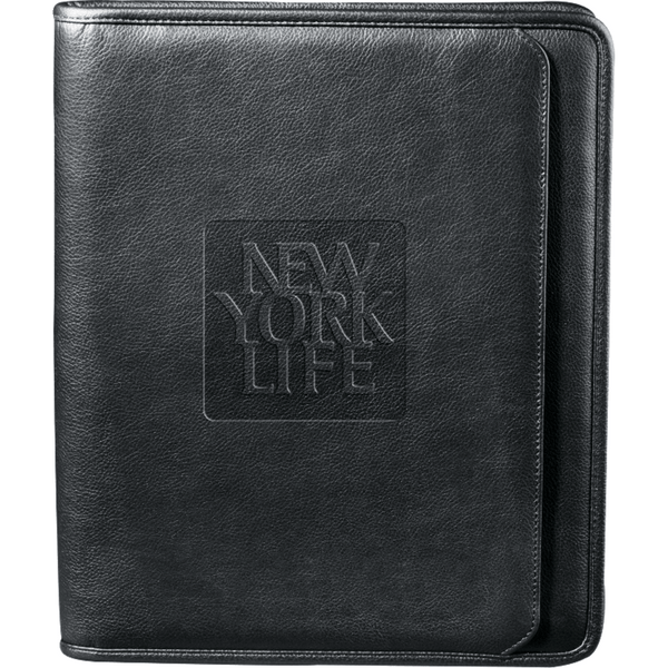 FSC® Mix Manhattan Zippered Padfolio
