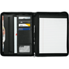 Millennium Leather Zippered Padfolio Padfolios Office, Padfolios, sku-9500-10 CFDFpromo.com