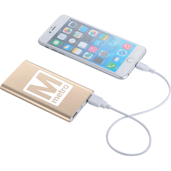 Sleek Aluminum 4000 mAh Power Bank