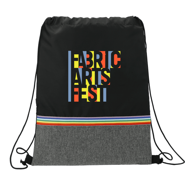 Rainbow RPET Drawstring Bag