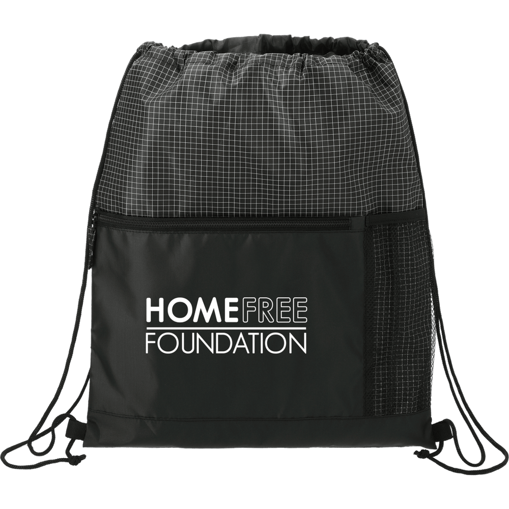 Grid Drawstring | Drawstring Bags | Bags, Drawstring Bags, sku-SM-5929 | CFDFpromo.com