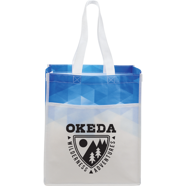 Gradient Laminated Grocery Tote