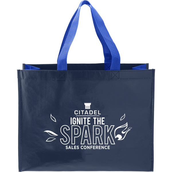 RPET Laminated Matte Shopper Tote