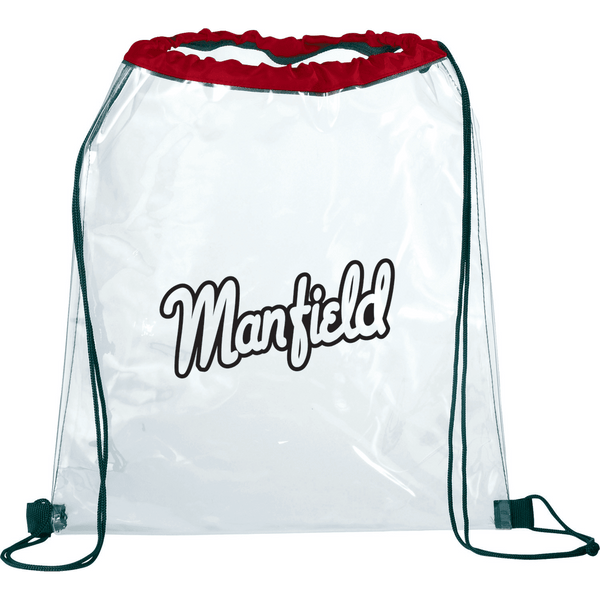 Rally Clear Drawstring Bag