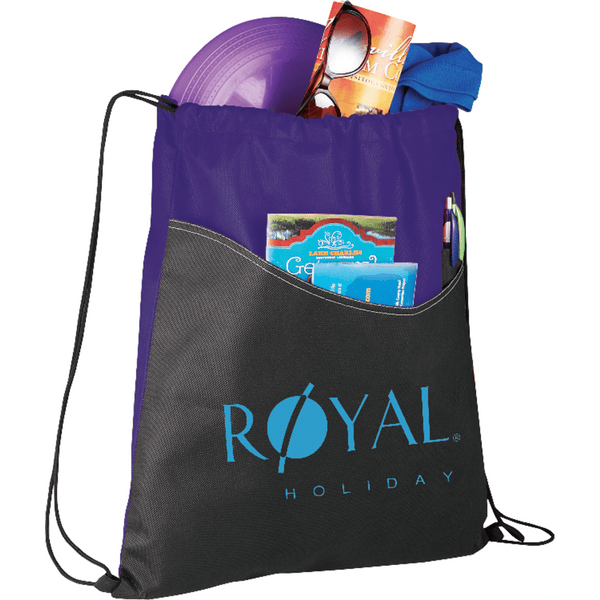 Rivers Non-Woven Drawstring Bag