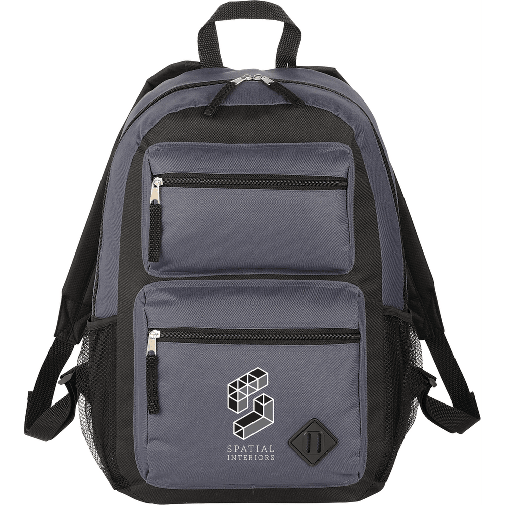 Double Pocket Backpack | Backpacks | Backpacks, Bags, sku-SM-7778 | CFDFpromo.com