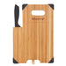 Bamboo Cutting Board with Knife