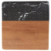 Black Marble and Wood Coaster Set | Coasters | Coasters, Drinkware, sku-1033-65 | CFDFpromo.com