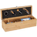 Bamboo Wine Case Set | Wine & Cheese | Home & DIY, sku-1033-73, Wine & Cheese | CFDFpromo.com