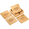 Bamboo Coaster Set