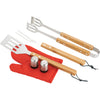 BBQ Now Apron and 7 piece BBQ Set | Outdoor Living | Outdoor & Sport, Outdoor Living, sku-1450-89 | CFDFpromo.com