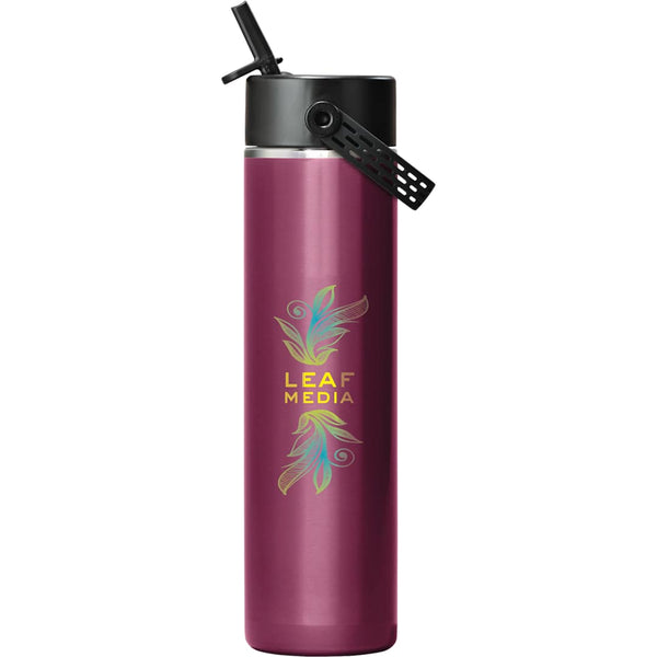 Bouteille légère Hydro Flask® avec couvercle à paille 710 ml
