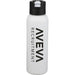 Bouteille isotherme Clio avec couvercle en paille 650 ml