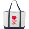 Baltic 24oz Cotton Canvas Tall Zippered Tote