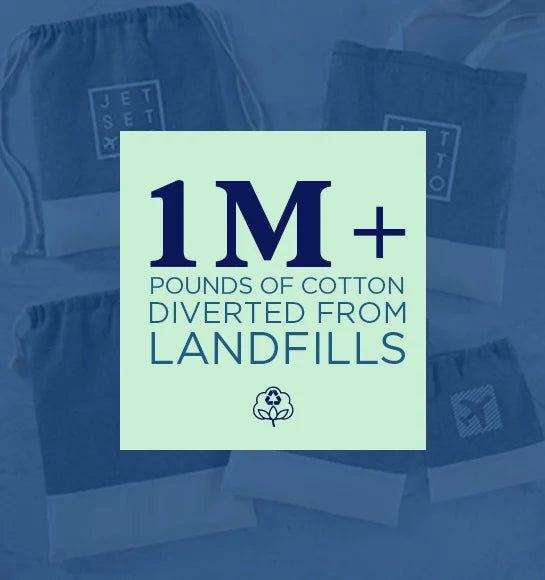 1 Million pounds of cotton diverted from landfills