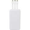 UL Listed 5,000 mAh Power Bank with Multi-Cables