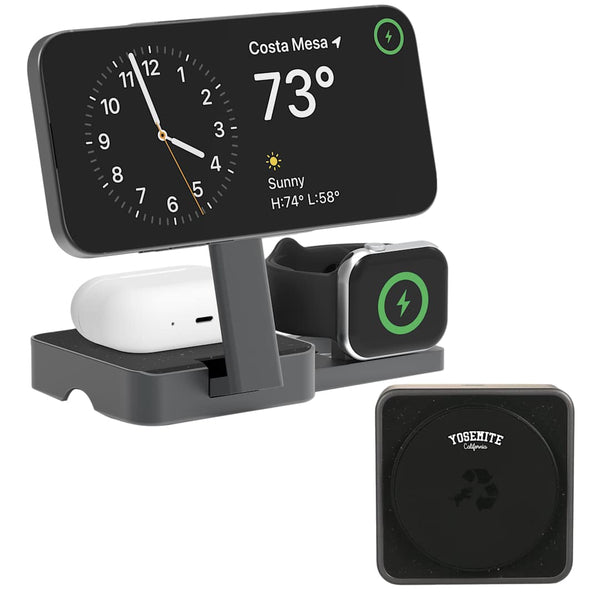 Chargeur compact sans fil 3-en-1 Nimble Pivot